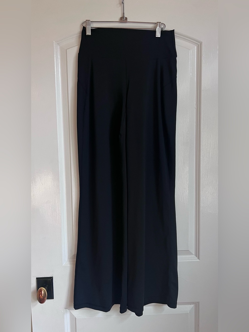 Sweaty Betty Black High-Rise Wide Leg Pants